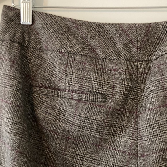 Ann Taylor Factory petite 6 signature pants plaid brown - Picture 9 of 12